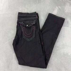 True Religion NWOT Ricky Flap SN 105712 Men's Size 35x33 Thick Pink Stitching